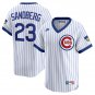 men's & youth Chicago Cubs 23 Ryne Sandberg Jersey White 1968 Cooperstown Collection Baseball