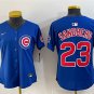 women's Chicago Cubs 23 Ryne Sandberg Jersey Royal Alternate Limited Retired Player Baseball