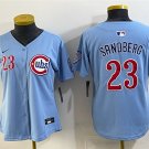 women's Chicago Cubs 23 Ryne Sandberg Jersey Blue Alternate Limited Retired Player Baseball