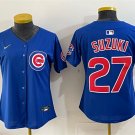 women's Chicago Cubs 27 Seiya Suzuki Jersey Royal Alternate 'Ryne Sandberg Tribute' Limited Baseball