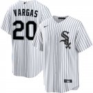 men's & youth Chicago White Sox 20 Miguel Vargas Jersey Pinstripe Home Limited Player Game Baseball