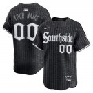 men's & youth Chicago White Sox 00 Custom name number Jersey Black City Connect Limited Baseball