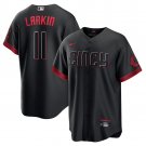 men's & youth Cincinnati Reds 11 Barry Larkin Jersey Black City Connect Limited Retired Baseball