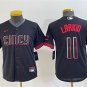 men's & youth Cincinnati Reds 11 Barry Larkin Jersey Black City Connect Limited Retired Baseball