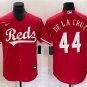 men's & youth Cincinnati Reds 44 Elly De La Cruz Jersey Red Alternate Limited Player Game Baseball