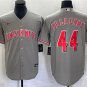 men's & youth Cincinnati Reds 44 Elly De La Cruz Jersey Gray Road Limited Player Game Baseball