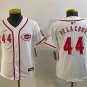 men's & youth Cincinnati Reds 44 Elly De La Cruz Jersey White Home Limited Player Game Baseball