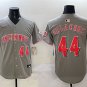 men's & youth Cincinnati Reds 44 Elly De La Cruz Jersey Gray Road Limited Player Game Baseball