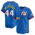 men's & youth Cincinnati Reds 44 Elly De La Cruz Jersey Blue 2025 All-Star Game Limited Baseball