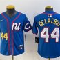 men's & youth Cincinnati Reds 44 Elly De La Cruz Jersey Blue 2025 All-Star Game Limited Baseball