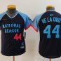 men's & youth Cincinnati Reds 44 Elly De La Cruz Jersey Navy 2024 All-Star Game Limited Baseball