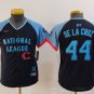 men's & youth Cincinnati Reds 44 Elly De La Cruz Jersey Navy 2024 All-Star Game Limited Baseball
