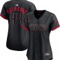 women's Cincinnati Reds 44 Elly De La Cruz Jersey Black 2023 City Connect Limited Player Baseball