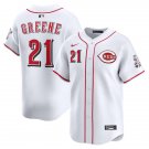 men's & youth Cincinnati Reds 21 Hunter Greene Jersey White Home Limited Player Game Baseball