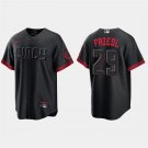 men's & youth Cincinnati Reds 29 TJ Friedl Jersey Black 2023 City Connect Limited Player Baseball