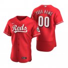 men's & youth Cincinnati Reds 00 Custom number Jersey Red Alternate Limited Player Elite Baseball