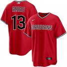 men's & youth Cleveland Guardians 13 Gabriel Arias Jersey 2025 Red Alternate Limited Player Baseball