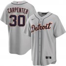 men's & youth Detroit Tigers 30 Kerry Carpenter Jersey Grey Road Limited Player Game Baseball