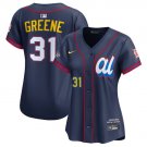 women's Detroit Tigers 31 Riley Greene Jersey Navy 2025 All-Star Game Limited Player Baseball