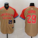 men's & youth Detroit Tigers 29 Tarik Skubal Jersey Cream 2024 All-Star Game Limited Player Baseball