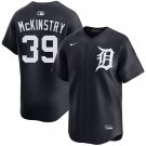 men's & youth Detroit Tigers 39 Zach McKinstry Jersey Navy Alternate Limited Player Game Baseball