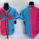 men's & youth Detroit Tigers Blank Jersey Pink Blue Fashion Limited Player Baseball