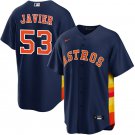 men's & youth Houston Astros 53 Cristian Javier Jersey Navy Alternate Limited Player Game Baseball