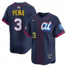 men's & youth Houston Astros 3 Jeremy Peña Jersey Navy 2025 All-Star Game Limited Player Baseball