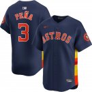 men's & youth Houston Astros 3 Jeremy Peña Jersey Navy Alternate Limited Player Game Baseball