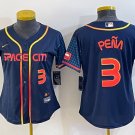 women's Houston Astros 3 Jeremy Peña Jersey 2022 Navy City Connect Limited Player Baseball