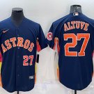 men's & youth Houston Astros 27 Jose Altuve Jersey Navy Alternate Limited Player Game Baseball