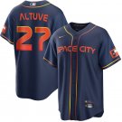 men's & youth Houston Astros 27 Jose Altuve Jersey 2022 Navy City Connect Limited Player Baseball