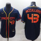 men's & youth Houston Astros 43 Lance McCullers Jr. Jersey 2022 Navy City Connect Limited Baseball