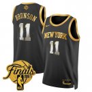 men's & youth New York Knicks Basketball Uniform 11 JALEN BRUNSON Jersey 2026 Finals Black Gold