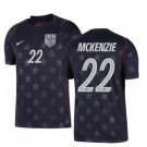 men's & kids USA National Soccer Uniform 22 Mark McKenzie Jersey Away Stadium 2026 Navy Activewear