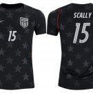 men's & kids USA National Soccer Team Uniform 15 Scally Jersey Away Stadium 2026 Navy Activewear