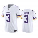 adult & youth,toddler Vikings Uniform 3 Jordan Addison Jersey Stitched Activewear White Shirt