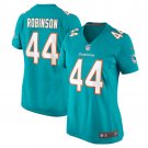 women's Miami Dolphins Uniform 44 Chop Robinson Jersey Stitched Activewear Aqua Shirt