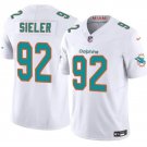 adult & youth,toddler Miami Dolphins Uniform 92 Zach Sieler Jersey Stitched Activewear White Shirt