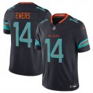 adult & youth,toddler Dolphins Uniform 14 Quinn Ewers Jersey Stitched Activewear Pitch Blue Shirt