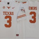 adult & youth Texas Longhorns Uniform 3 Quinn Ewers Jersey College Stitched Activewear White Shirt