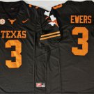 adult & youth Texas Longhorns Uniform 3 Quinn Ewers Jersey College Stitched Activewear Black Shirt