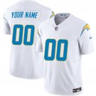 adult & youth,toddler LA Chargers Uniform 00 Custom name number Jersey Stitched Activewear White