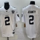 adult & youth LV Raiders 2 Ashton Jeanty Jersey White Nevada Stat and 65th Anniversary Patch