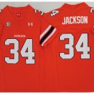adult & youth Auburn Tigers Uniform 34 Bo Jackson Jersey College Stitched Activewear Orange Shirt