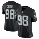 adult & youth,toddler LV Raiders Uniform 98 Maxx Crosby Jersey Stitched Activewear Black Shirt