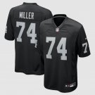 adult & youth,toddler LV Raiders Uniform 74 Kolton Miller Jersey Stitched Activewear Black Shirt