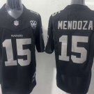 adult & youth LV Raiders 15 Fernando Mendoza Jersey Stitched Black 65TH Anniversary Gratitude