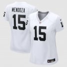 women's Las Vegas Raiders 15 Fernando Mendoza Jersey Stitched Activewear 2026 Draft White Shirt