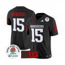 adult & youth Indiana Hoosiers Uniform 15 Fernando Mendoza Jersey College Stitched Black Rose Bowl